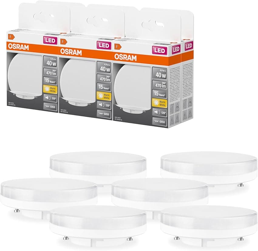 Imagen de OSRAM LED spot de cristal 6W blanco cálido en OfertitasTOP
