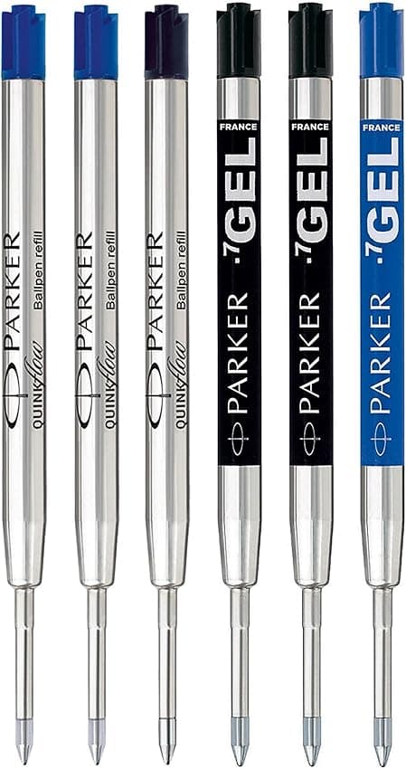 Imagen de Parker Jotter London recambios 3 Quinkflow + 3 gel 🖊️ en OfertitasTOP