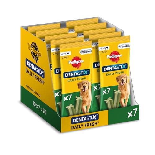 Imagen de Pedigree Dentastix Fresh Snack para perros grandes, 10 paquetes 🐶 en OfertitasTOP