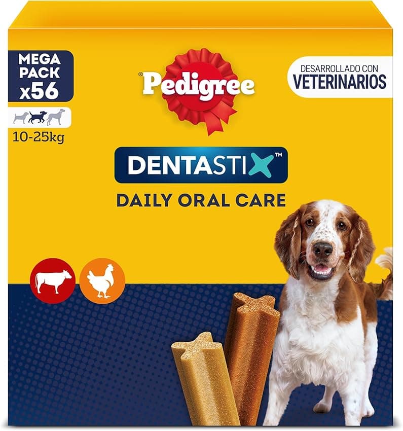 Imagen de Pedigree Dentastix Snacks Dentales para Perros Medianos 🦴 en OfertitasTOP