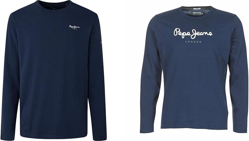 Imagen de Pepe Jeans Original Basic Camiseta Slim Fit azul L 👕 en OfertitasTOP