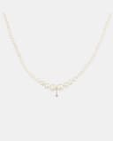 Thumbnail principal de Persée Collar Aphrodite de oro, diamantes y perlas ✨