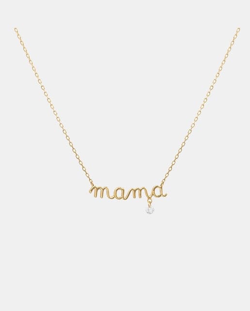 Imagen de Persée Collar de Oro con Letras Mamá 🍼 en OfertitasTOP