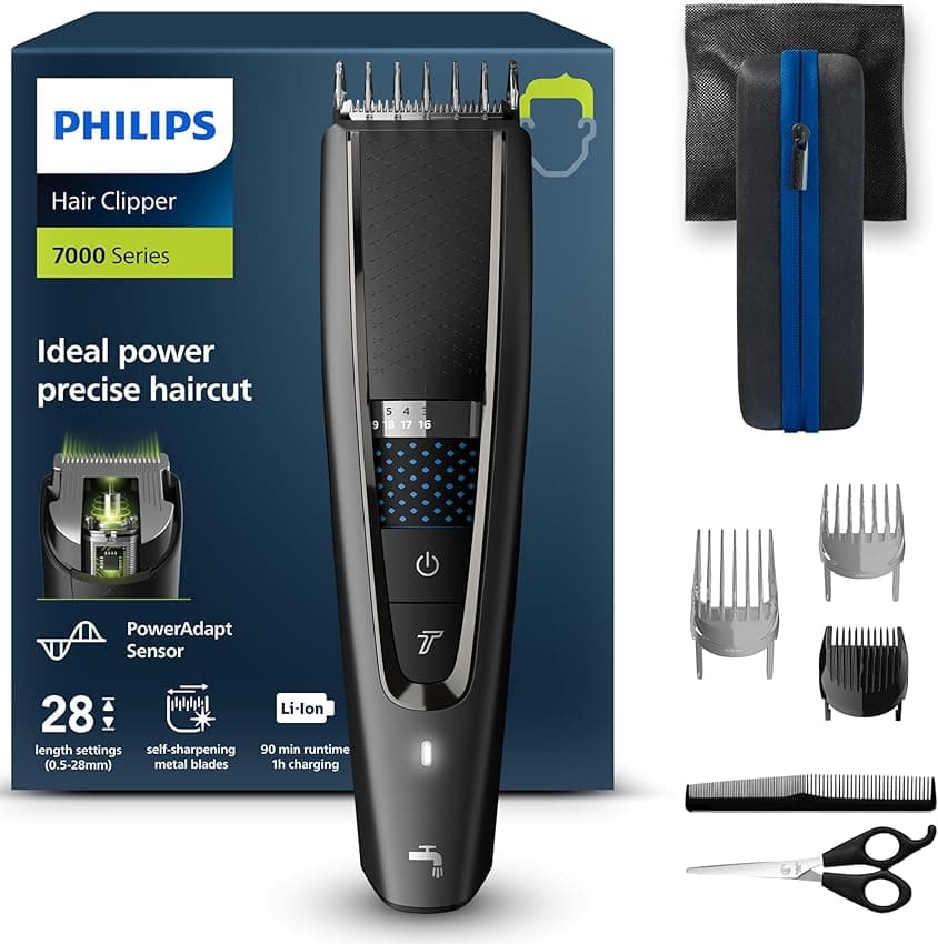 Imagen de Philips Cortapelos Titanio, 28 Ajustes, Uso Inalámbrico ✂️ en OfertitasTOP