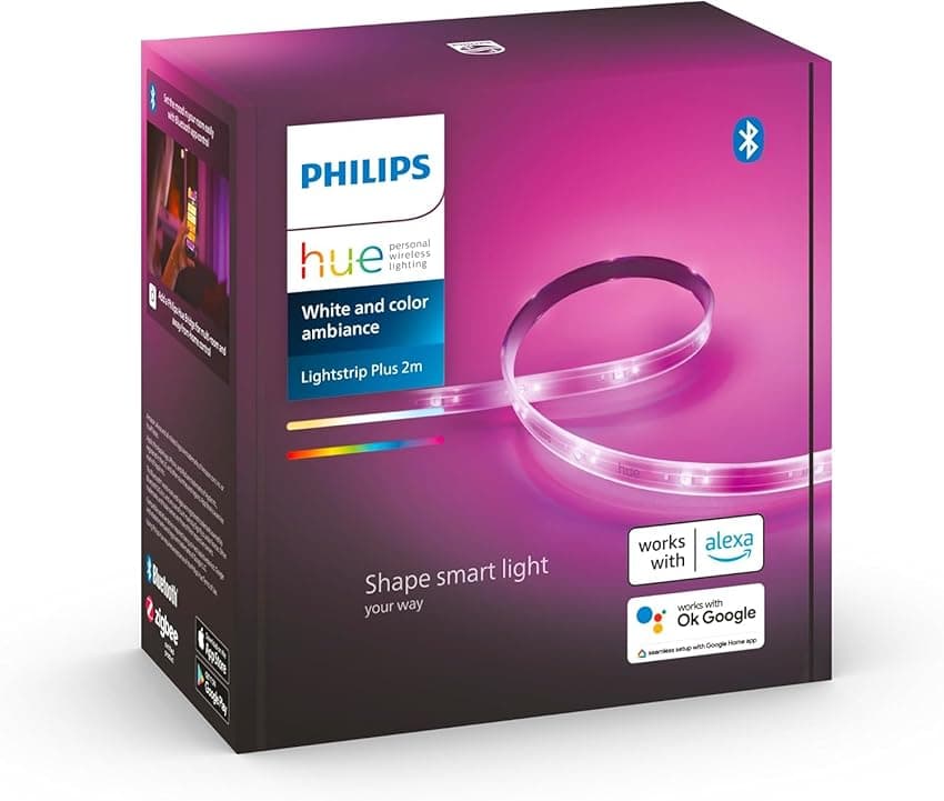Imagen de Philips Hue Tira LED inteligente 2 m — luces blancas y color 🌈 en OfertitasTOP