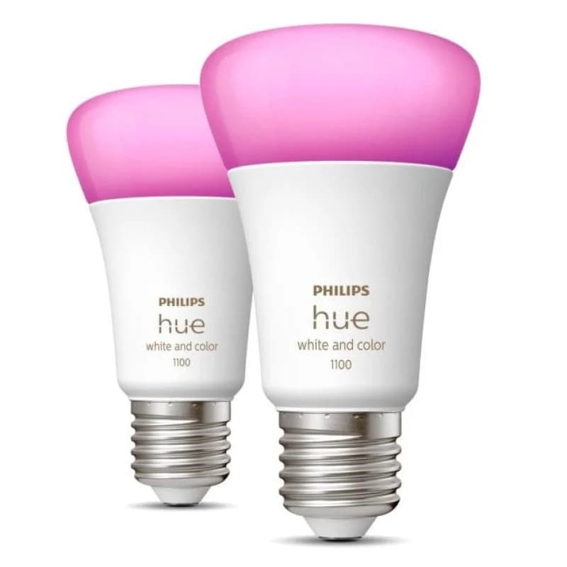 Imagen de Philips Hue White and Color Ambiance Pack 2 — Bombillas E27 9W 💡 en OfertitasTOP