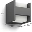 Thumbnail 1 de Philips myGarden Arbour - Aplique exterior LED, luz cálida 🌙