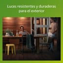 Thumbnail 3 de Philips MyGarden Creek Aplique Exterior Negro E27 🌟