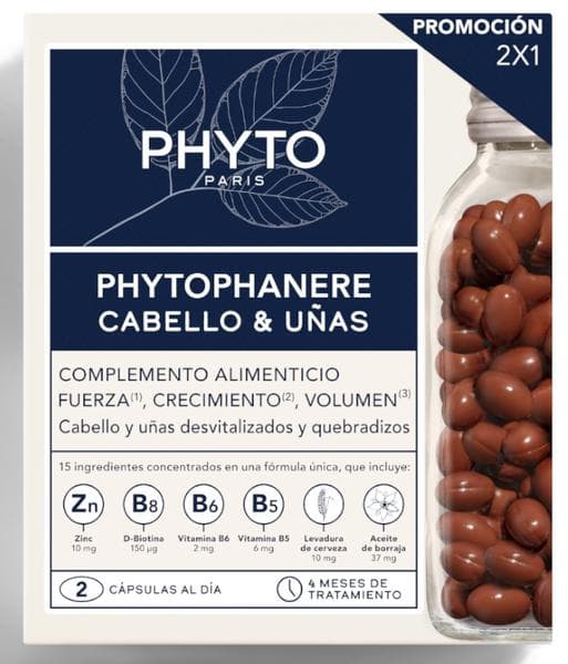 Imagen de Phytophanere Cabello y Uñas 2x120 cápsulas en OfertitasTOP