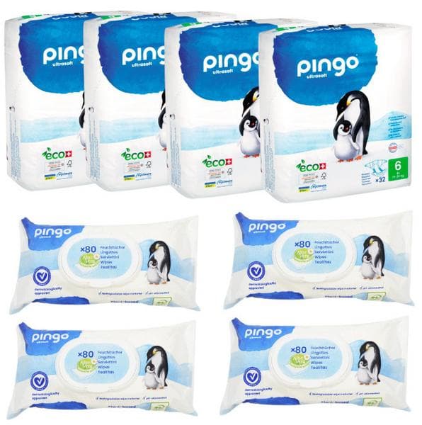 Imagen de Pingo Pañales Talla 6 pañales 4x32 uds en OfertitasTOP