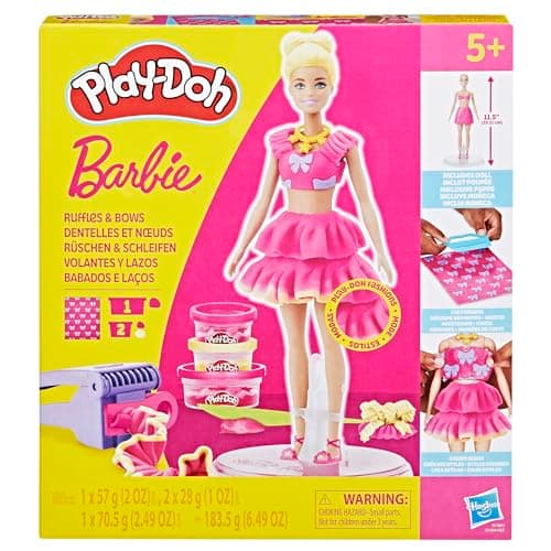 Imagen de Play-Doh Barbie Set Volantes y Lazos 🎁 en OfertitasTOP