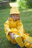 Thumbnail 4 de Playshoes Fleece-Bib Shorts 104 Pantalones impermeables amarillo