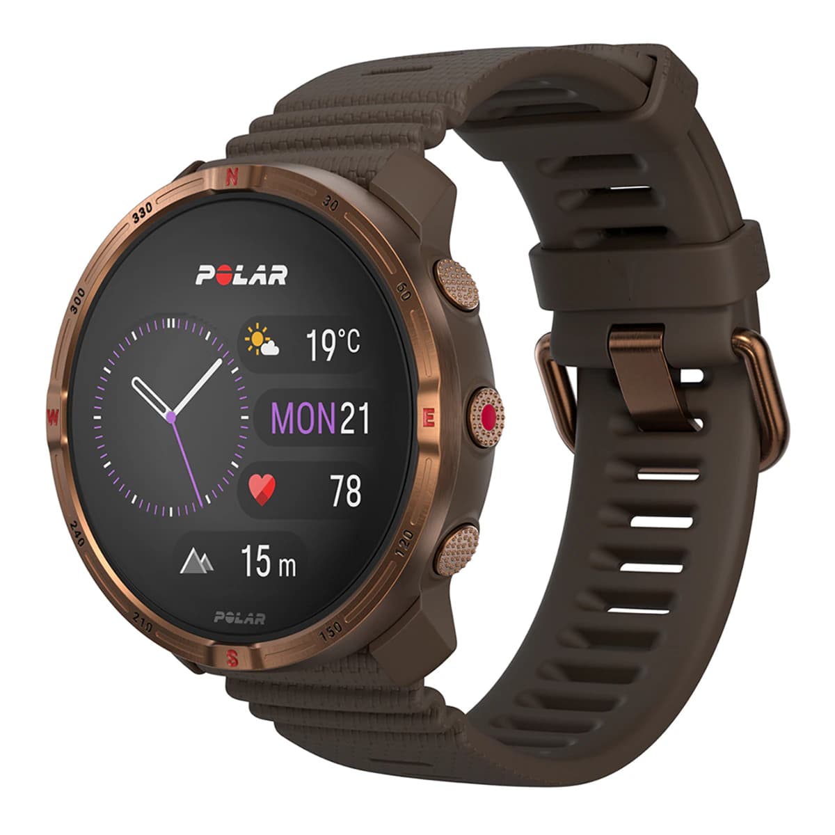 Imagen de Polar Grit X2 Smartwatch Outdoor marrón S‑L ⌚ en OfertitasTOP