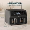 Thumbnail 1 de Princess XXL Freidora sin aceite doble cesta 11L 🍟