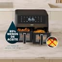 Thumbnail 5 de Princess XXL Freidora sin aceite doble cesta 11L 🍟