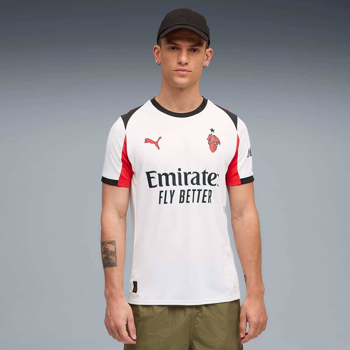 Imagen de Puma ACM Away Jersey Replica camiseta de fútbol para hombre ⚽ en OfertitasTOP