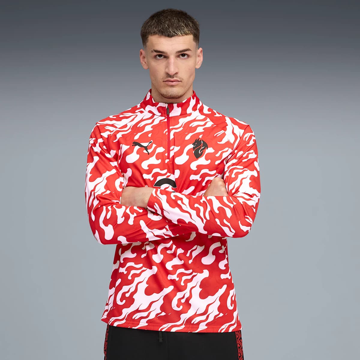 Imagen de Puma ACM Warm Up 1/4 Zip Chaqueta hombre 🎽 en OfertitasTOP