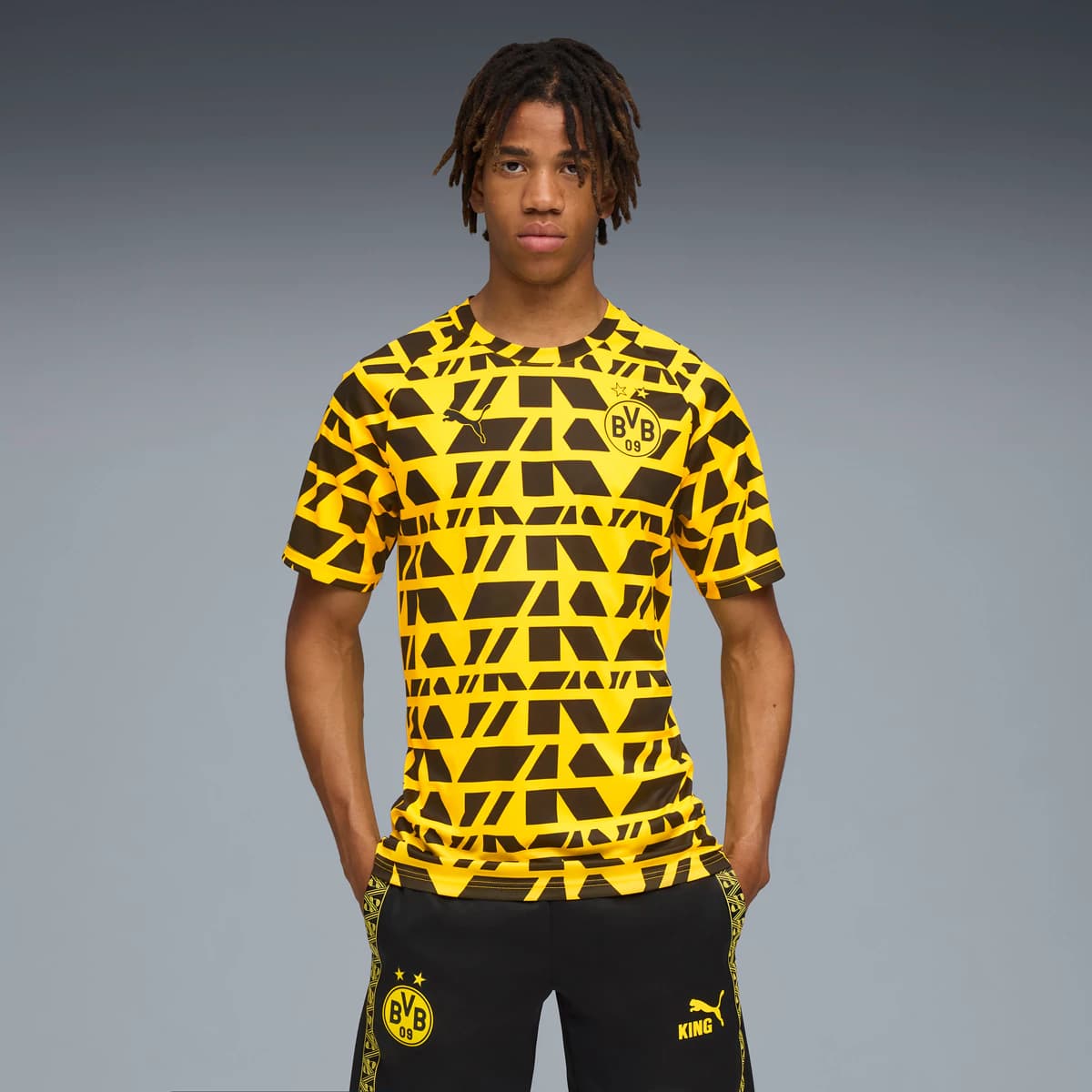 Imagen de Puma BVB Warm Up Jersey camiseta de fútbol hombre ⚽ en OfertitasTOP