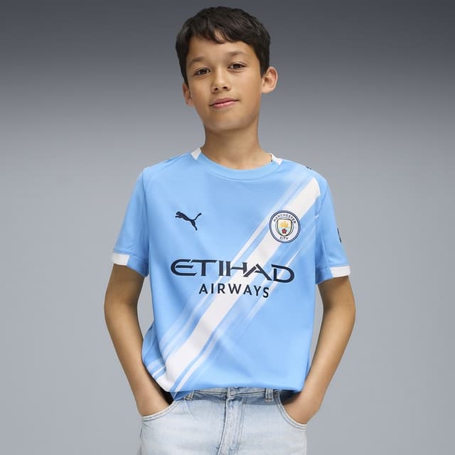 Imagen de Puma Camiseta fútbol MCFC Home Replica Jr 🧢 en OfertitasTOP