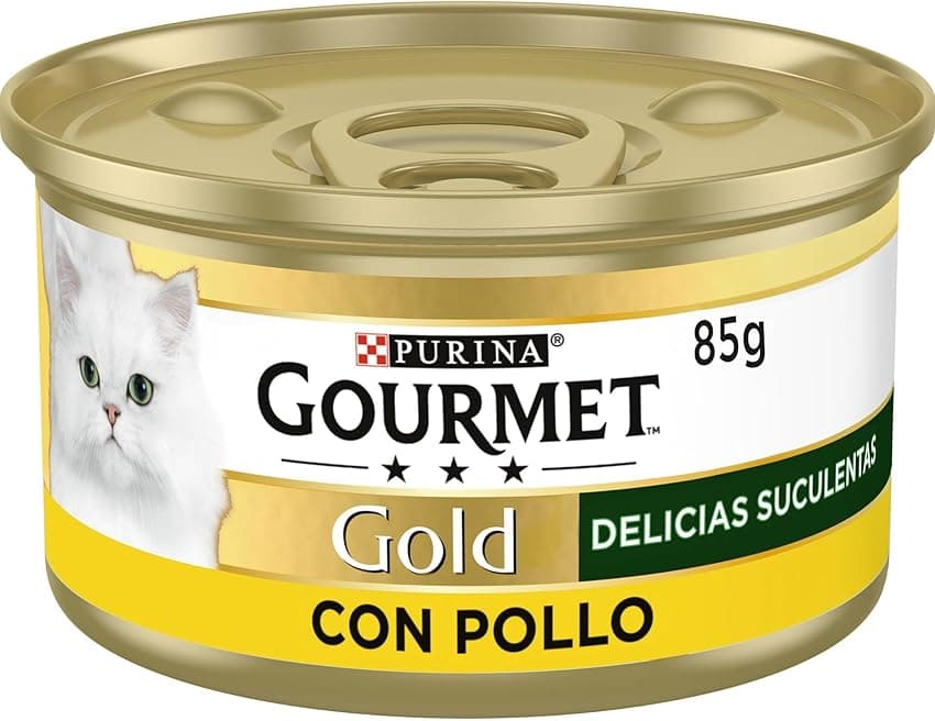 Imagen de Purina Gourmet Gold Delicias Suculentas 24 latas 85 g 🐱 en OfertitasTOP