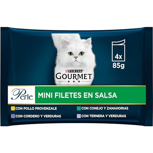 Imagen de Purina Gourmet Perle Mini Filetes en Salsa 48 sobres 🐱 en OfertitasTOP