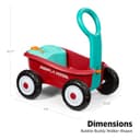 Thumbnail 2 de Radio Flyer Bubble Buddy correpasillos rojo para 1–4 años 🧸