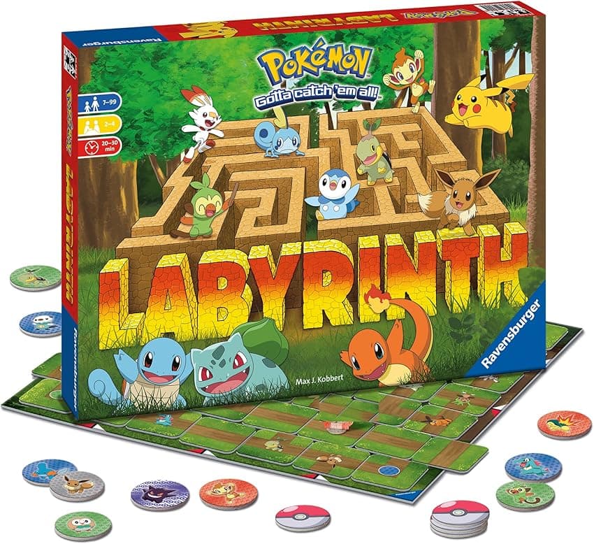 Imagen de Ravensburger Laberinto Pokémon, 2‑4 jugadores 🎲 en OfertitasTOP