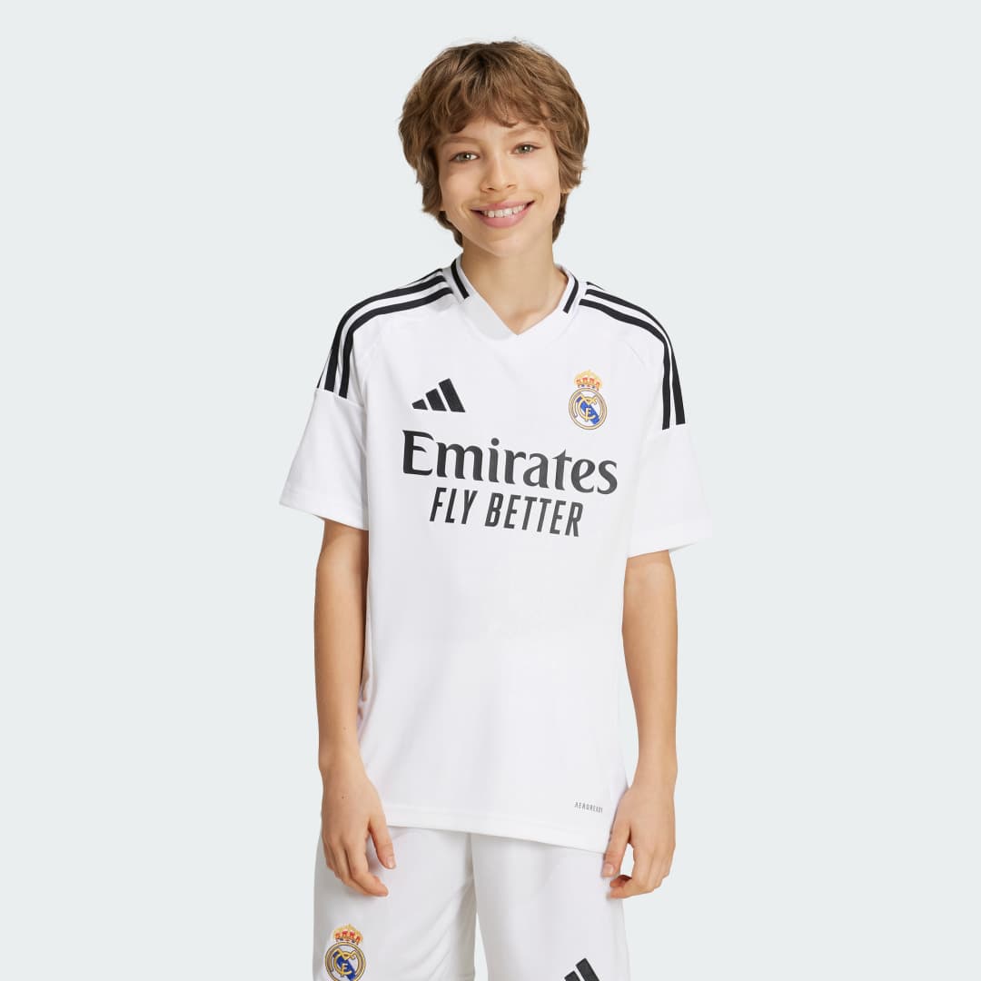 Imagen de Real Madrid Camiseta primera equipación 24/25 (Adolescentes) 📺 en OfertitasTOP