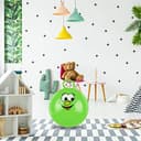 Thumbnail 1 de Relaxdays Balón Hinchable Infantil Saltarín 🏀 Verde 45cm