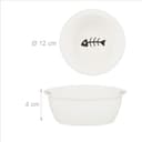 Thumbnail 4 de Relaxdays Comedero doble de bambú y cerámica 29,5 cm 🐶