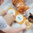 Thumbnail 5 de Relaxdays Comedero doble de bambú y cerámica 29,5 cm 🐶