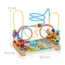 Thumbnail 2 de Relaxdays Laberinto de cuentas para motricidad 21 x 22,5 x 14,5 cm 🧸