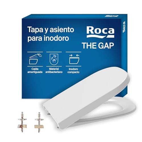 Imagen de Roca The Gap A80173200B — Tapa y asiento Supralit blanco 🚽 en OfertitasTOP