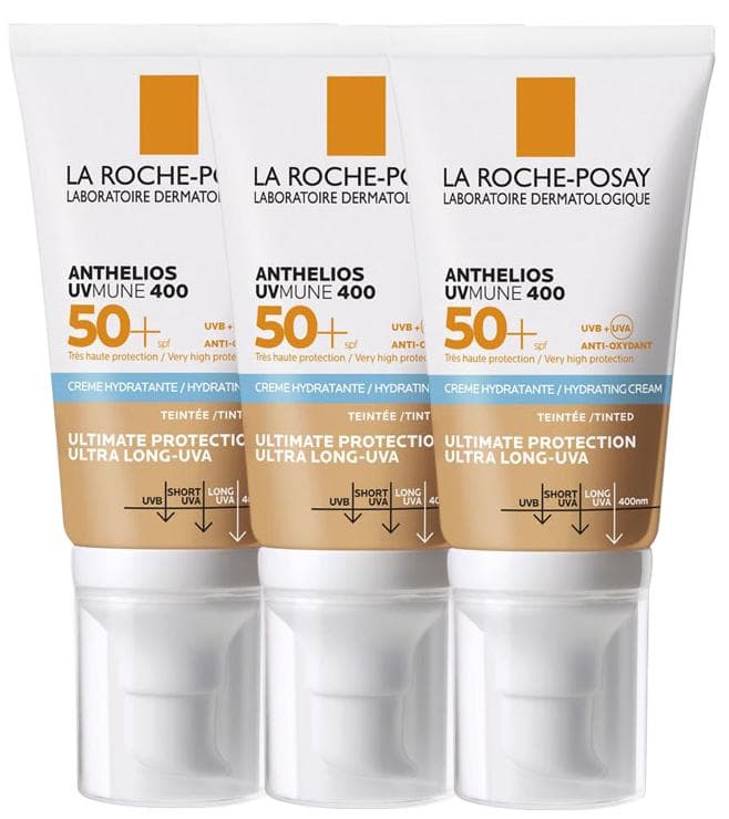 Imagen de La Roche Posay Anthelios UV-Mune 400 Color SPF50+ 🌞 3x50ml en OfertitasTOP