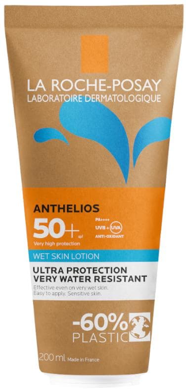 Imagen de La Roche Posay Anthelios Wet Skin SPF50+ 200 ml protector solar en OfertitasTOP