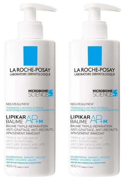 Imagen de La Roche Posay Lipikar Baume AP+M 2x400ml 🧴 Hidratación intensa en OfertitasTOP