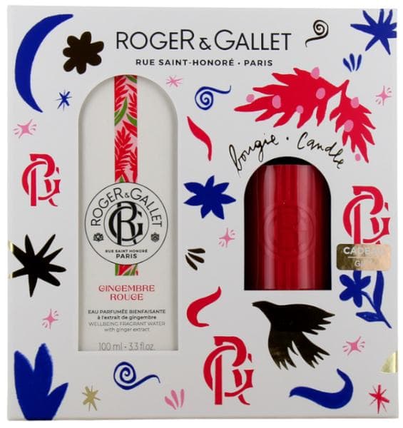 Imagen de Roger&Gallet Gingembre Rouge Agua Perfumada 100 ml + Vela 🧴 en OfertitasTOP