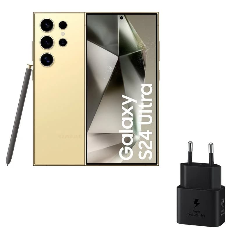 Imagen de Samsung Galaxy S24 Ultra Amarillo Titanium 📱 Libre 12/512GB en OfertitasTOP