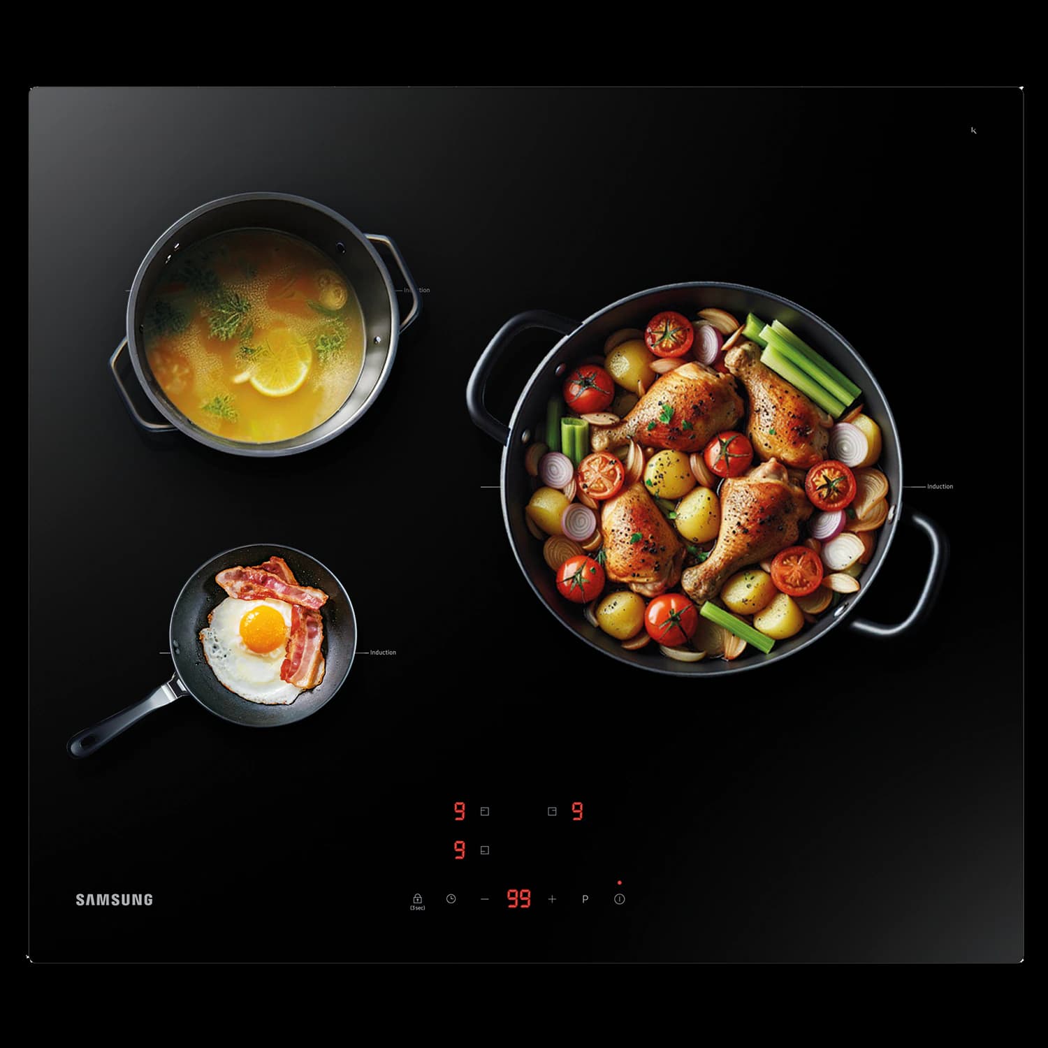 Imagen de Samsung NZ63T3706A1 Placa inducción 3 zonas 28 cm en OfertitasTOP