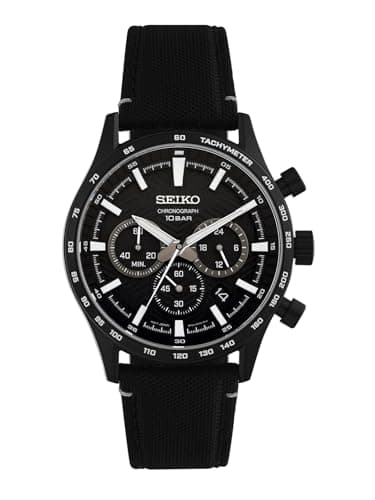 Imagen de Seiko Reloj cronógrafo de cuarzo para hombre ⌚ en OfertitasTOP
