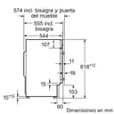 Thumbnail 4 de Siemens WI12W327ES lavadora integrable 8 kg, 1.200 rpm