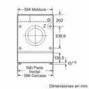 Thumbnail 5 de Siemens WI12W327ES lavadora integrable 8 kg, 1.200 rpm