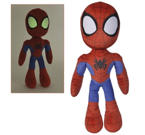 Imagen de Simba Spider-Man 50 cm peluche con ojos que brillan en la oscuridad 🧸 en OfertitasTOP