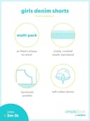 Thumbnail 4 de Simple Joys by Carter's Pantalones cortos mezclilla 12 meses 👖