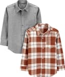 Thumbnail 4 de Simple Joys Camisa manga larga 2 unidades 5 años