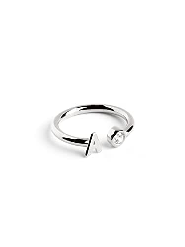 Imagen de SINGULARU Anillo Letter Spark Plata 925 — talla única 💍 en OfertitasTOP