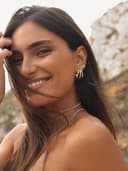 Thumbnail 2 de SINGULARU Pendiente Suelto Margarita, plata 925 bañada 18Kt 💍