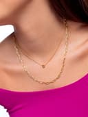 Thumbnail 2 de SINGULARU Single Letter Collar personalizado en plata 925 18Kt 💍