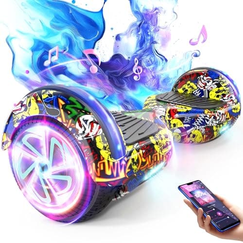 Imagen de SISIGAD Hoverboard 6,5" con luces LED y Bluetooth 🛴 en OfertitasTOP