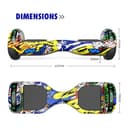 Thumbnail 2 de SISIGAD Hoverboard 6,5" con luces LED y Bluetooth 🛴